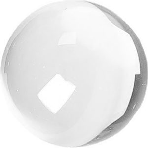 Balón de Mano de Jade para Masaje y Ejercicio de Manos, Pelota de Fitness Redonda de Cristal Transparente 3.0-3.5 Cm, Herramienta Antiestrés Portátil para Personas Mayores