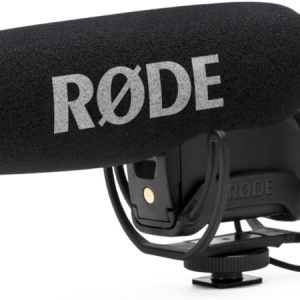 VideoMic Pro by RØDE – Professional Camera Shotgun Microphone with High Pass Filter and Attenuation for Filming, Content Creation and Location Recording