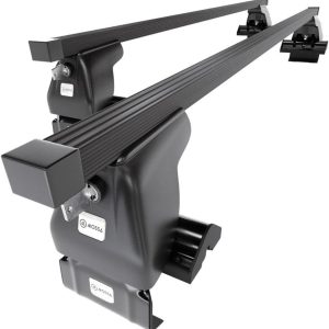 Mossa Roof Rack Suitable for Ford Taurus Saloon (2000-2006) – Car Roof Bars – Black Steel – Without Mounting Points