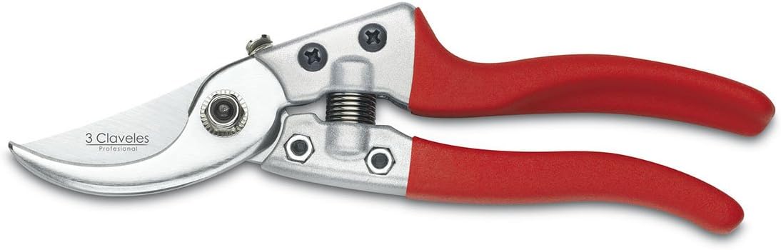3Claveles 307 Pruning Shears with Slanted Head Aluminium 21 cm