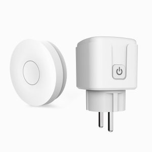 Smart Plug with Remote Control, Battery Free Kit, 433MHz, Wireless Transmitter, Automatic Current, 100 Meters, 3500 W, Wireless Switch for Lamp/Fan/Heater (1