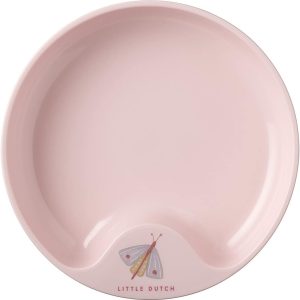 Mepal Mio – Baby Plate – Flowers & Butterflies – Baby Plate with Non-Slip Suction Cup – Microwave Plate for Baby – Dishwasher Safe