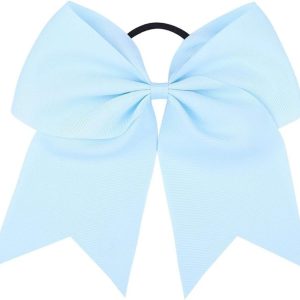 Big Bow Hair Ties 6 Inch Big Bow Hair Ties Elastic Big Bow Hair Bands Cute Ponytail Holder Soft Bow Hair Ties for Women Girls, 17