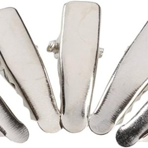 50pcs Mini Single Prong Alligator Hair Clips with Teeth