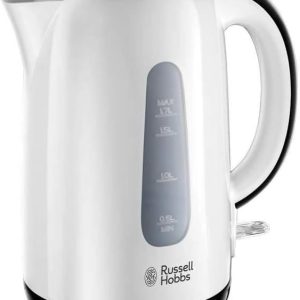 Russell Hobbs My Breakfast – Electric Kettle (2200 W, 1.7 L, Plastic, BPA-Free, Black and White) – Ref. 25070-70