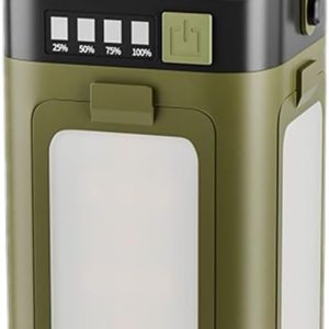 Camping Lights, Camping Lamp, 4.72″ x 2.76″ x 2.76″, Solar, Portable, 6 Modes Dimmable, Expandable Lantern, 4 LED, Ideal for Hiking, Patio, Tent, Power Outage and