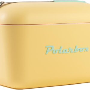 Polarbox Kühltaschen – Polarbox 12 L – Ibiza Yellow Fridge – Green Handle Unisex Adult