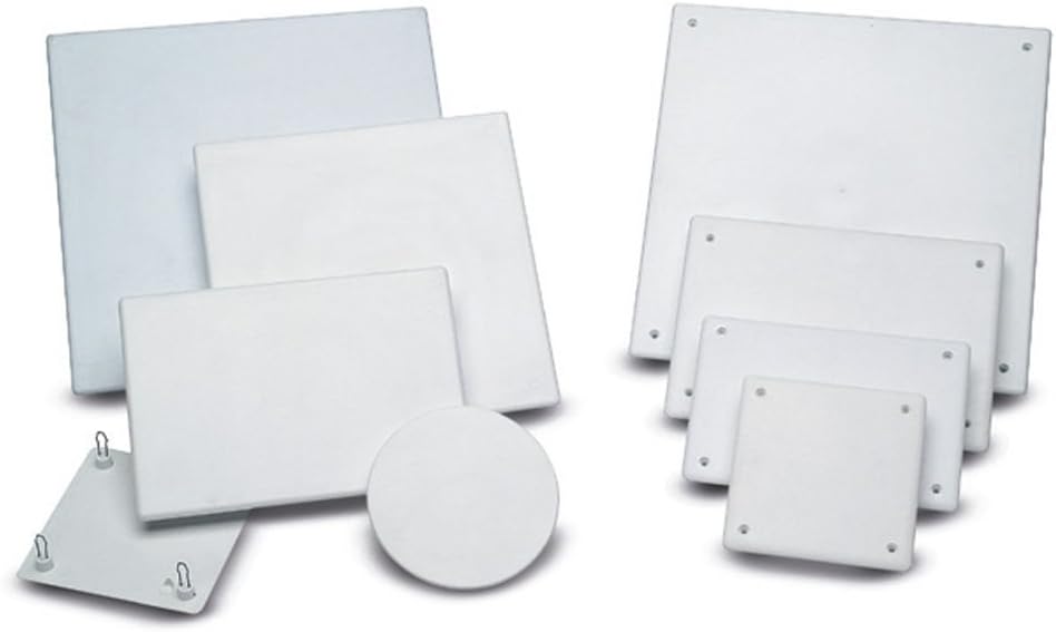 FAMATEL - Recessed box cover | With screws | 200x200mm | Grey