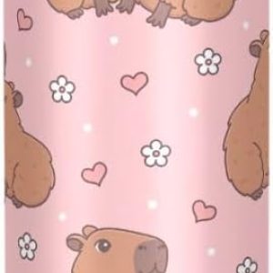 GAIREG 600ml Insulated Stainless Steel Water Bottle with Straw and Vented Lid Ideal for Sports, Travel, and Outdoor Activities