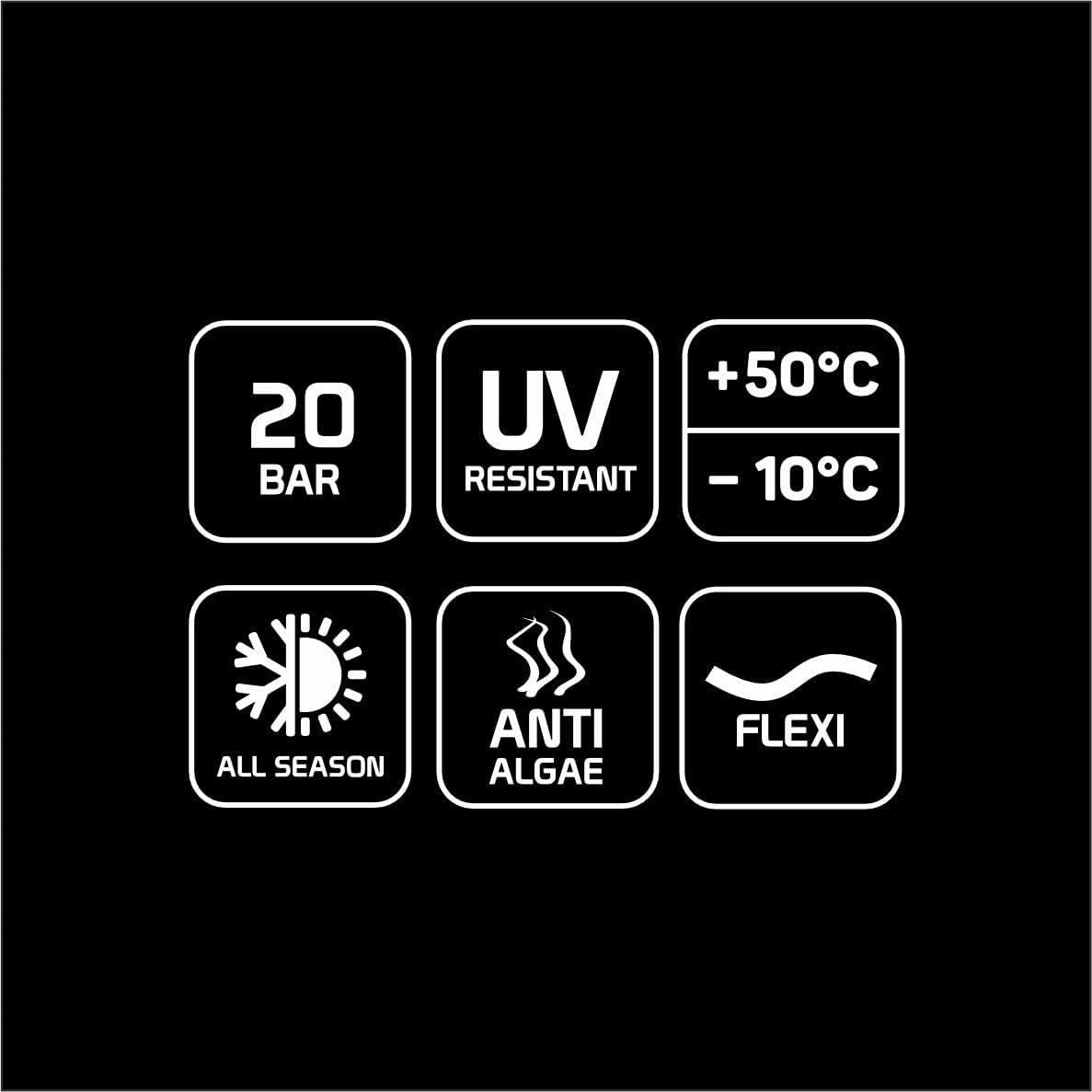 Cellfast QUATTRO Heavy Duty Garden Hose, Green, 1/2" - Image 6