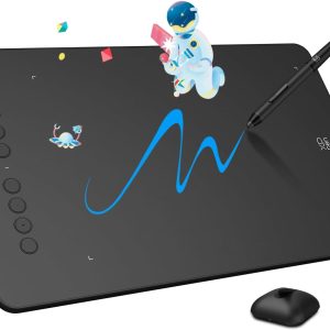 XPPen Deco 01V3 Digital Drawing Graphics Tablet 10 x 6 Inches with Pen 16K Levels, Compatible with Windows, Linux, Mac OS, Chrome OS and Android