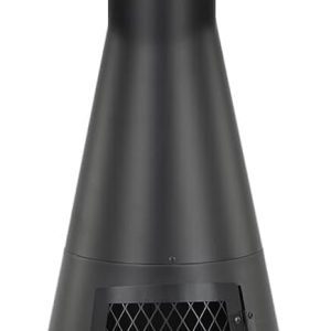 MaxxGarden Atlanta Outdoor Fireplace 44 cm Diameter 134 cm Black