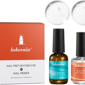 2 Piece Professional Primer and Quick Dry Prep Dehydrator Set Works for Home and Salon Use