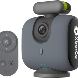XbotGo Chameleon Sports Camera Automatic 4K 60FPS-Action Camera with Tracking for Football and Basketball Team Sports, Live Streaming, Compatible with iOS and Android (Graphite Lava)