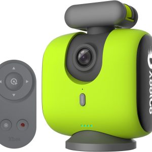 XbotGo Chameleon Sports Camera Automatic 4K 60FPS-Action Camera with Tracking for Football and Basketball Team Sports, Live Streaming, Compatible with iOS and Android (Lemon Green)