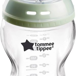 Tommee Tippee Natural Start Anti-Colic Baby Bottles, 250 ml, with Anatomical Teat for Natural Grip, Anti-Colic Valve, Pack of 1