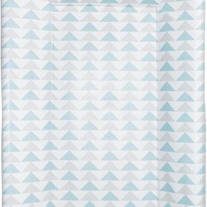BabyCalin Luxury Changing Mat Geometric Pattern Blue/Grey 50x70cm