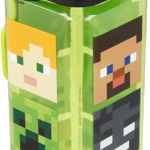 Stor Minecraft Robot Bottle with Closure, 550 ml Capacity