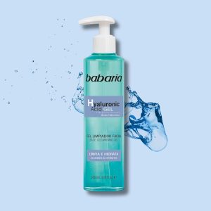 Babaria – Hyaluronic Acid Facial Cleansing Gel 200ml | For All Skin Types | Facial Cleansing Gel Men and Women