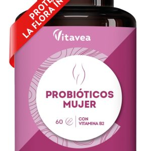 Intimate Flora Woman Probiotics – 6 Strains with Lactobacillus Gasseri, Crispatus and Acidophilus – 20 Billion CFU – With Vitamin B2 for Intimate Wellness – 60 Capsules – Vitavea