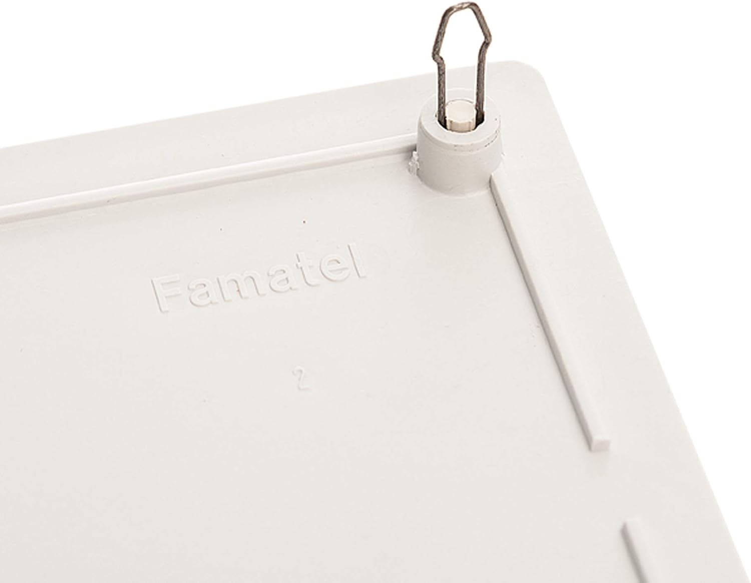 FAMATEL - Recessed box cover | With metal claws | 250x250mm | Grey - Image 2