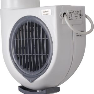 Cata Kitchen Extractor GS 400P Large Capacity Extraction 290 m3/h 60W 23 x 24 cm Easy Installation System 52 dB Heat Resistant White