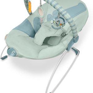 Asalvo MUMMY Musical Hammock from Birth, Baby Swing, Compact Fold, One-Hand Recliner, Natural Movement, Arch with Toys, Easy to Clean, Sky Blue Coco