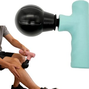 Cervical Back Massager Muscle Massage Gun A Gift for Mom and Dad Muscle Massage Gun (Light Blue)