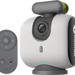 XbotGo Chameleon Sports Camera Automatic 4K 60FPS-Action Camera with Tracking for Football and Basketball Team Sports, Live Streaming, Compatible with iOS and Android (Pearl Grey)