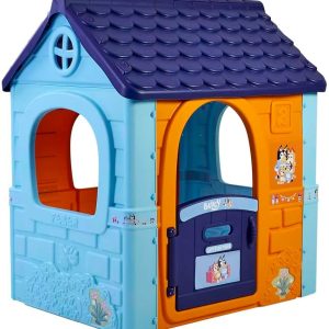 FEBER – Bluey Fantasy House, Children’s Playhouse with Hinged Door, for Outdoor or Home Playing, Sturdy and Easy Assembly, for Children 2 to 6 Years, Famous (FEU11000)