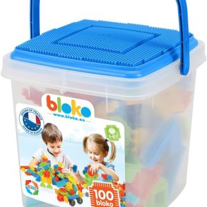 BLOKO Baril de 100 Plate Blue, Colour, 232321 (MBI International 503552)