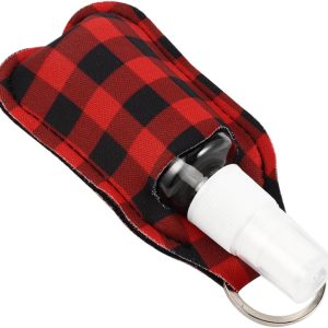 Healeved 3 Sets Spray Bottle Case Carrying Case Keychain Hand Case Portable Case Lock RAM Release Auto Bottle Storage Container Protective Cover