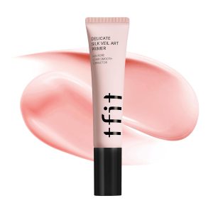 TFIT Delicate Silk Veil Art Primer Korean Makeup Primer Matte Pore Free Makeup Primer for Oily Skin (Light, Moisturizing) Blurring Pore Filler, 1.01fl oz