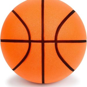 2026 New Silent Basketball Size 7 Silent Basketball Soft Foam Dribble Ball Noiseless Indoor Training Basketball 9.5 Inch