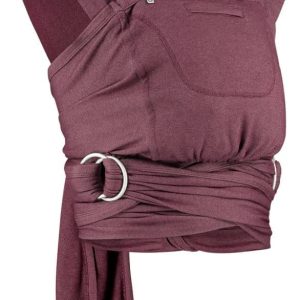 Caboo Baby Sling Carrier Cotton Blend Burgundy Baby Carrier Newborn Essentials Newborn Baby Carrier Carrier for Newborn Toddler