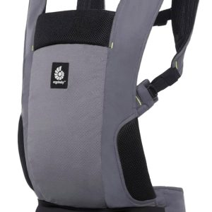 Ergobaby Away Baby Carrier for Infants and Toddlers (12-35 lbs), 2-Position Baby Carrier and Back Carrier, Graphite Grey