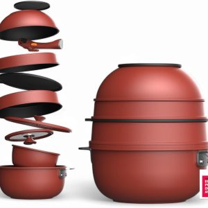 MasterPRO SHARE & PLAY | 10-Piece Stackable Kitchen Utensil Set | Detachable Handle | Space Saving | Cast Aluminum | ILAG Ultimate Non-Stick Coating | Ideal Gift