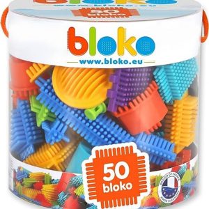 Bloko Bloko503502 – Tooth Blocks (50 Pieces), Assorted Colour/Model
