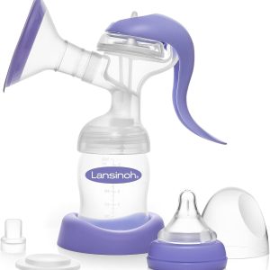 Lansinoh – Manual Breast Pump – Breast Pump with Customizable Pumping Modes – Portable and Ideal for Travel