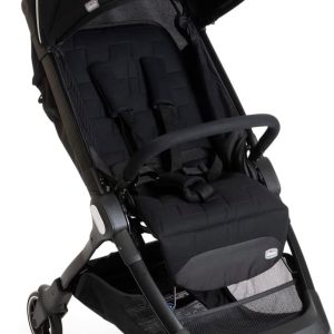 Chicco We Pushchair 0 Months-22 kg, Easy Folding with One Hand, Baby Stroller, Comfortable Travel, Hand Luggage, Reclinable, Canopy and Rain Cover, Includes Carry Bag, Black