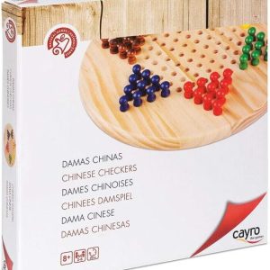 Cayro – Chinese Checkers – Traditional Board Game – Kids Game – Board Game – Strategy – Chips – up to 6 Players – Family and Friends – Fun