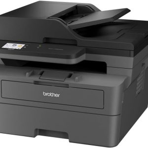 Brother DCP-L2665DW Wireless Monochrome Laser Printer, for Printing, Scanning and Copying, 6.8 cm Color Touch Screen, Fast Ethernet, 5 GHz WiFi and USB, 256 MB Internal Memory, Grey