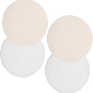Toyvian Breathable Breastfeeding Pads for Women Reusable Nursing Pads 3 Layer Absorbent Maternity Pad