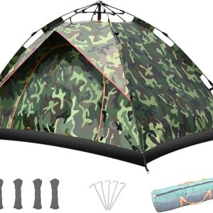 Outdoor Tent for Multiple People, Automatic Instant Portable Tent, Rainproof Camping Field Equipment, Waterproof, Lightweight