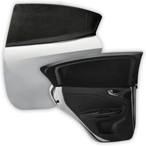 S SUMEX Sun Shade for Car Side Window, Size M, 2 Pieces Car Window Sunshades with UV Protection, Mosquito Net, Protection for Children and Adults from Sun Rays.