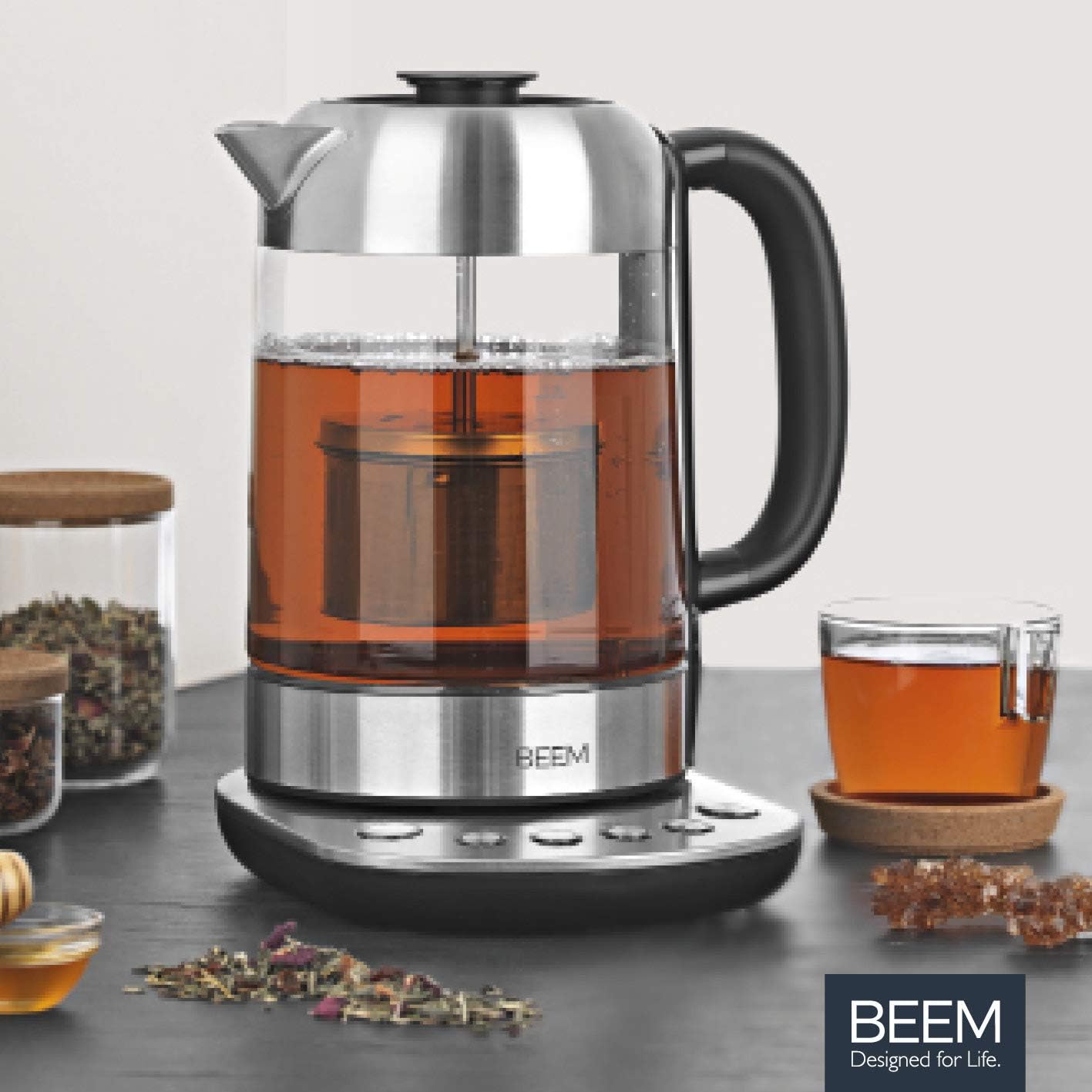 BEEM 07919, Stainless Steel Tea Strainer Water Kettle - Image 5