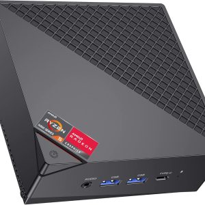 ACEMAGICIAN AM06PRO Mini PC, AMD Ryzen 5 7430U (6C/12T, up to 4.3GHz), Mini Desktop Computers 16GB RAM DDR4 512GB M.2 2280 SSD, Dual Ethernet/WiFi 6/for Office, Small Computer