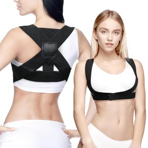 Posture Corrector for Women and Men, Comfortable Adjustable Elastic Belt for Back, Neck, Shoulder and Back, Posture Corrector, Prevent Hunchback, Improve Posture, L