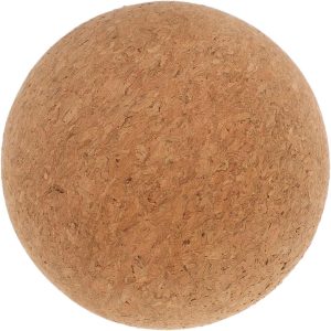 Cork Massage Ball 100 mm High Density for Yoga and Release Rolling Ball for Sore Muscles Wellness and Self-Massage Tool