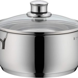WMF Diadem Plus – Saucepan 3L Ø 20 cm with Glass Lid, Stainless Steel Cromargan Ain Non-Stick Coating, Dishwasher Safe